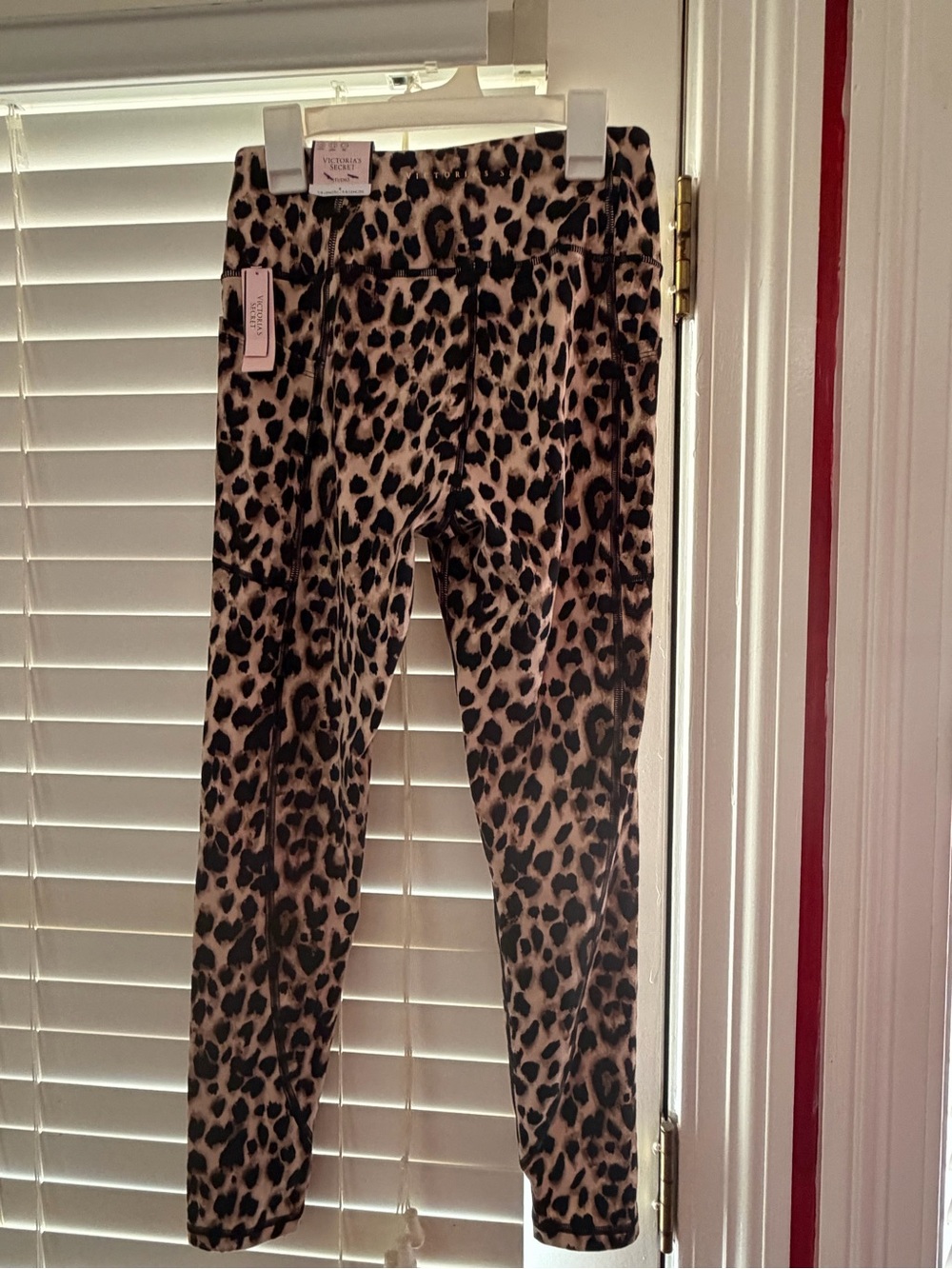 Victoria secret  leopard Print High-Waist Leggings — Tan & Black